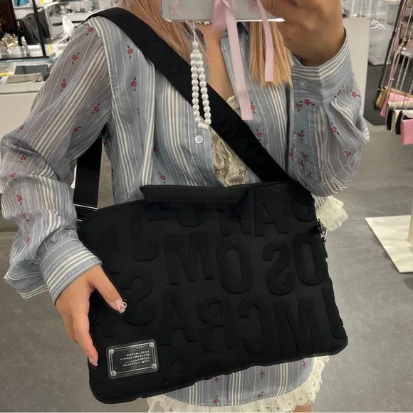Marc Jacobs Black Laptop Bag